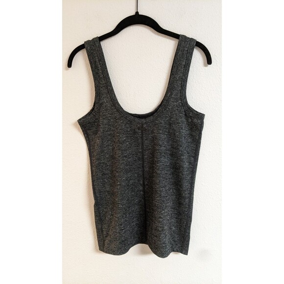 Women's prAna Black/White Sleeveless Houndstooth Workout Tank Top SM - Picture 4 of 6